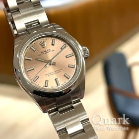 ロレックス オイスター・パーペチュアル28 Ref.276200 ピンクダイヤル