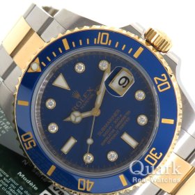 ロレックス サブマリーナー Ref.116613GLB ブルー8Pダイヤ