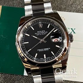 ロレックス デイトジャスト Ref.116200 ブラックダイヤル
