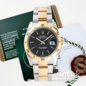 ロレックス ターノグラフ Ref.116263 ブラックダイヤル