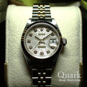 ロレックス デイトジャスト Ref.79173G シルバーコンピューター10Pダイヤ