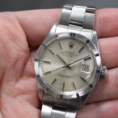 ロレックス オイスター・パーペチュアル・デイト Ref.1501 シルバー