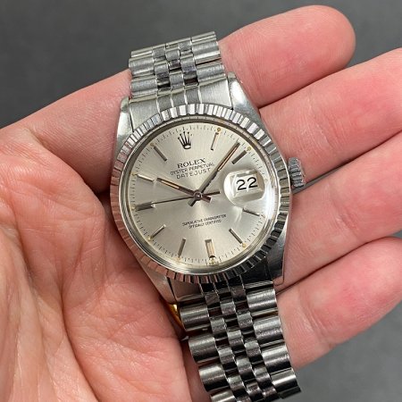 極上品 ＲＯＬＥＸ ロレックス デイトジャスト 16030 シルバー トリチウム