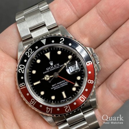 ロレックス GMTマスターII Ref.16760 赤/黒ベゼル ヴィンテージ 210386