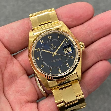 ロレックス デイトジャスト Ref.16018 ブルーダイヤル ヴィンテージ