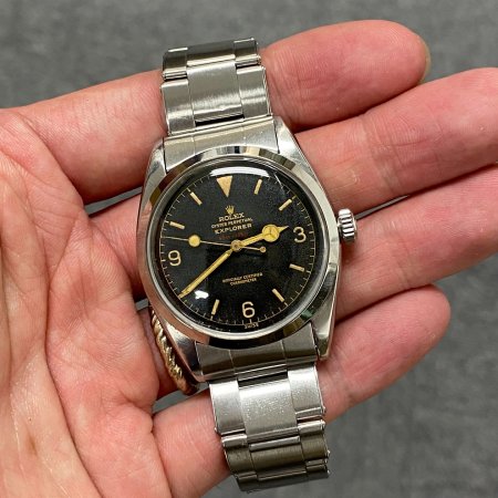 ロレックス エクスプローラーI Ref.6610 ブラックダイヤル