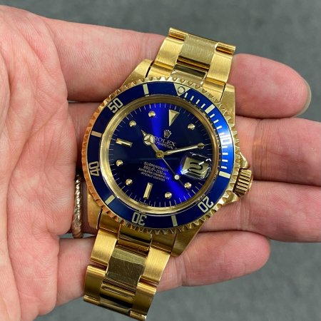 ROLEX　サブマリーナ　Ref.1680/8用　シンガー社製　ブルーフジツボ ROLEX サブマリーナ Ref.1680/8用 シンガー社製 ブルーフジツボ