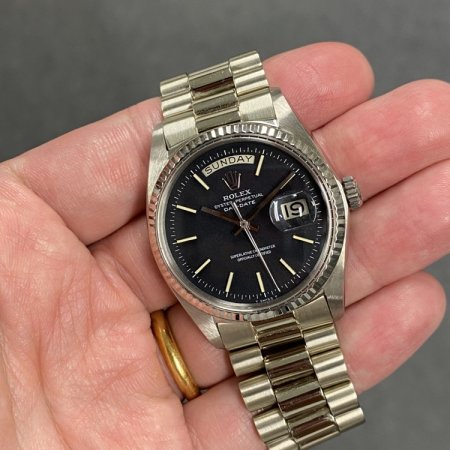 ロレックス デイデイト Ref.1803/9 ブラックダイヤル ヴィンテージ