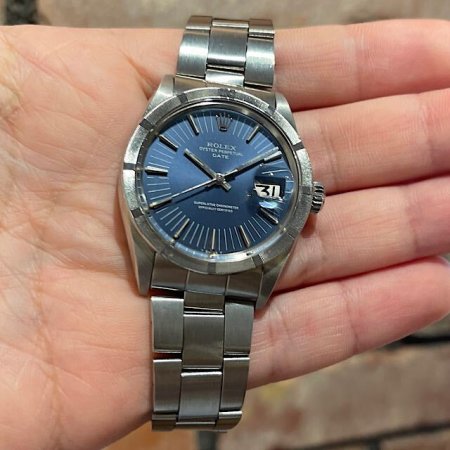 ロレックス オイスター・パーペチュアル・デイト Ref.1501 ブルー