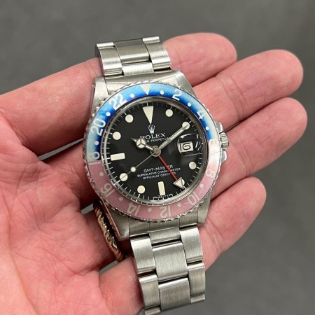 GMT ブルーベリーベゼル付き　6542 1675 真鍮　ベゼルセットROLEX