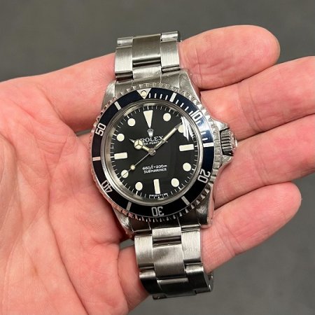 ☆ 自動巻　サブマリーナ　5513 1980年代　マキシダイアル　ヴィンテージ ロレックス サブマリーナー Ref.5513 ブラックダイヤル ヴィンテージ