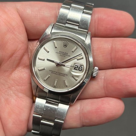 ロレックス オイスター・パーペチュアル・デイト Ref.1500 シルバー