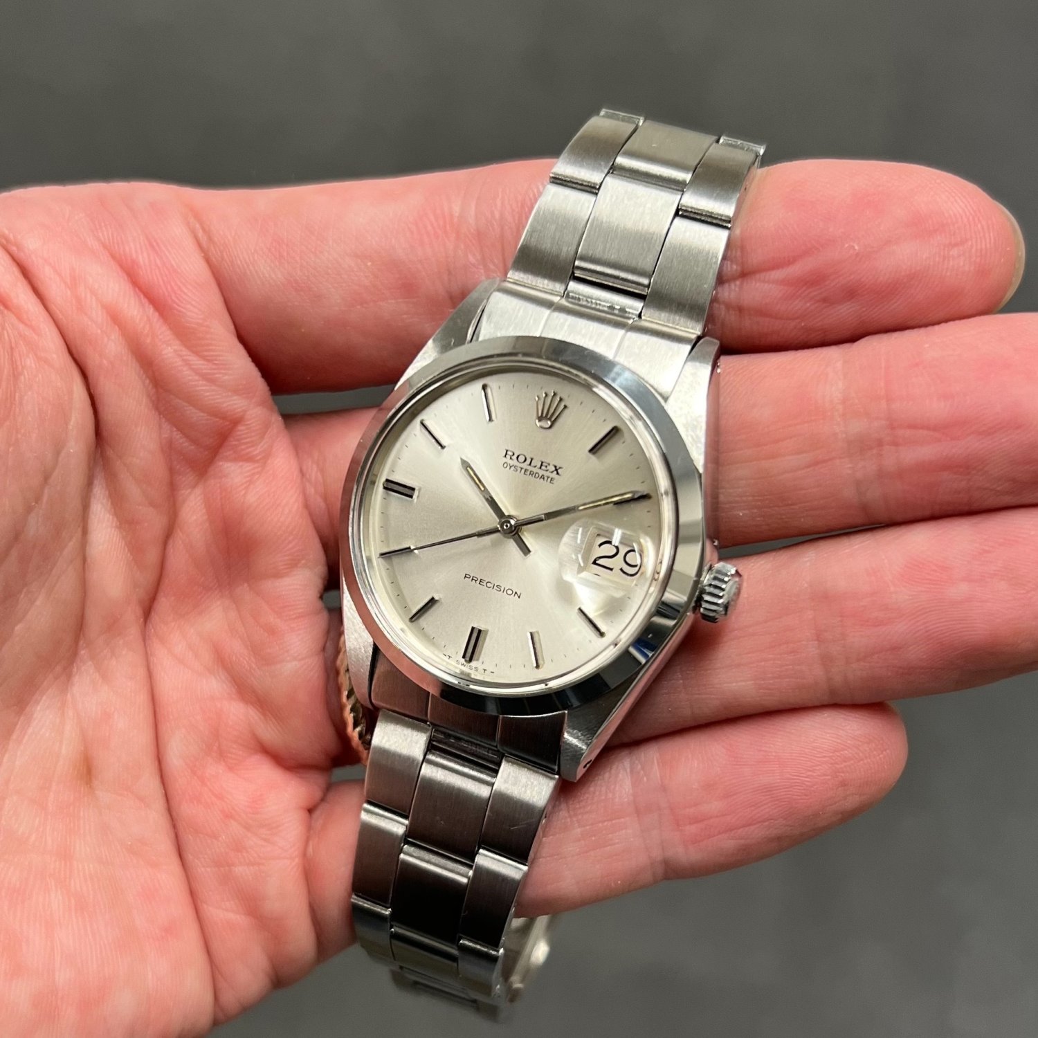 ロレックス オイスター・デイト Ref.6694 シルバーダイヤル