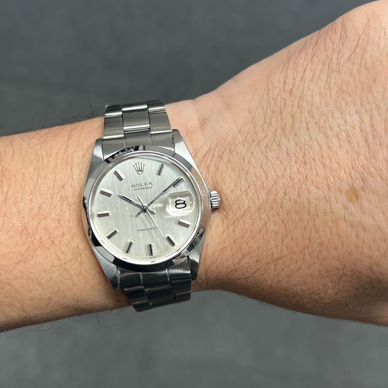 ロレックス オイスター・デイト Ref.6694 シルバーダイヤル