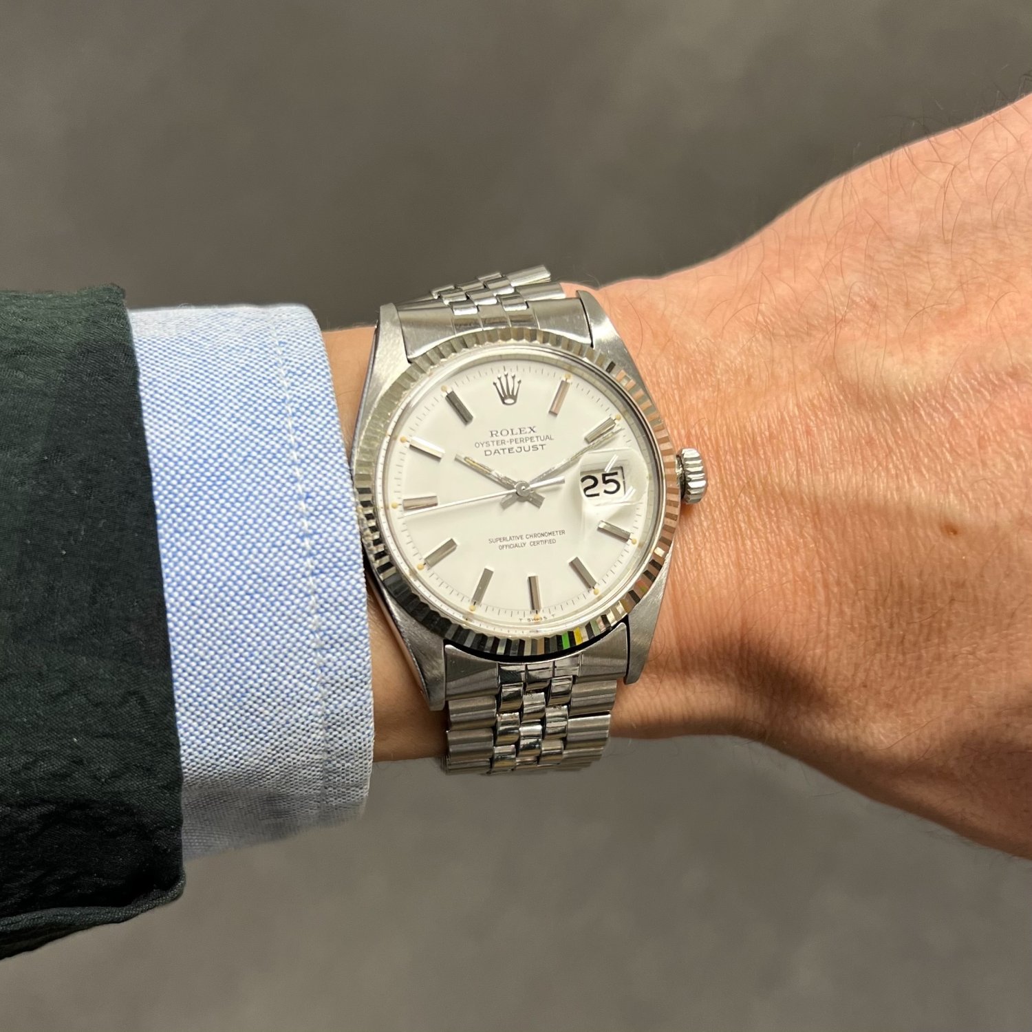 ロレックス デイトジャスト Ref.1601/4 ホワイトダイヤル ヴィンテージ