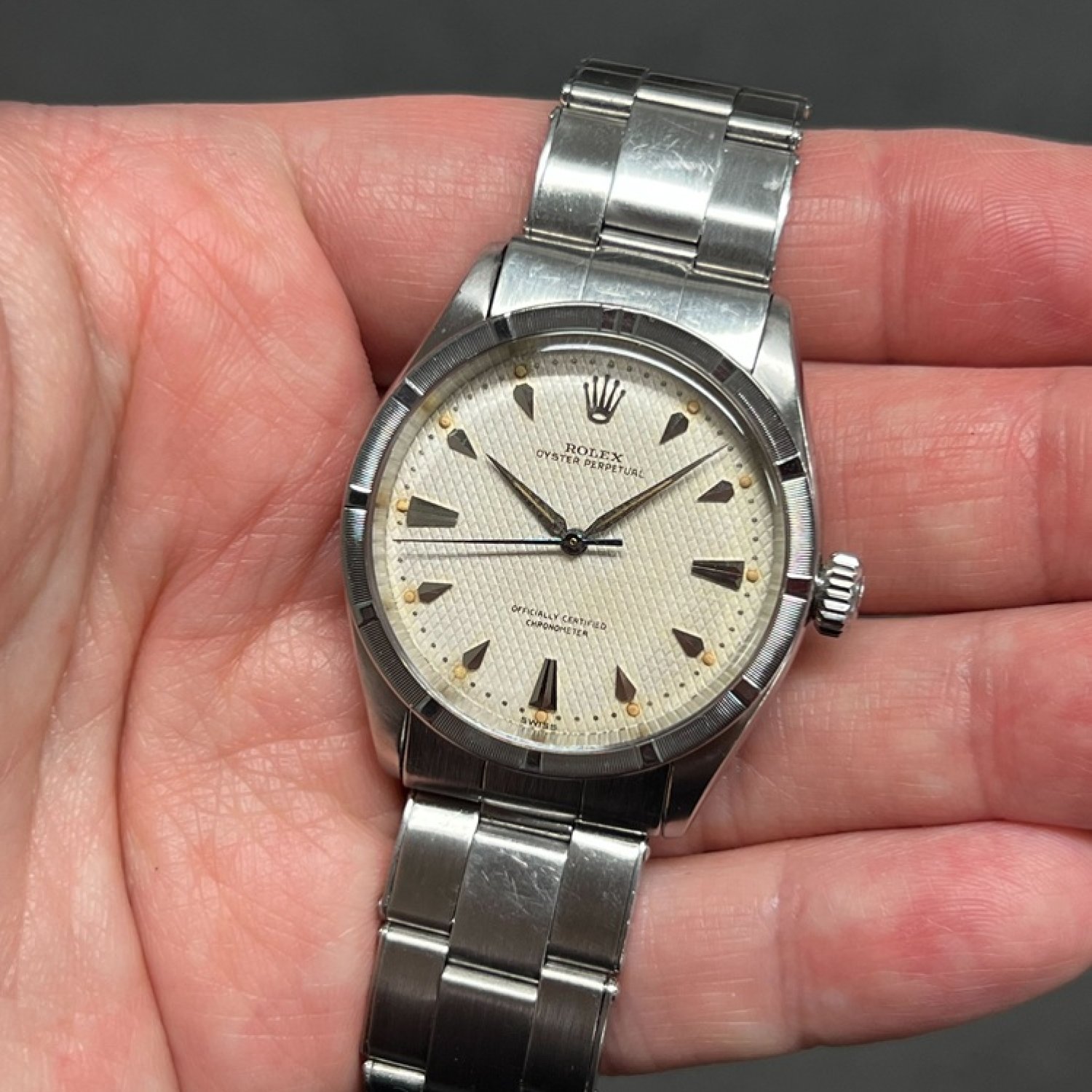 ロレックス オイスター・パーペチュアル Ref.6303 ホワイトダイヤル