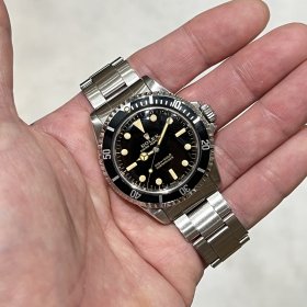 ロレックス サブマリーナー 5513 ブラックダイヤル ミラーダイヤル MK2ベゼル