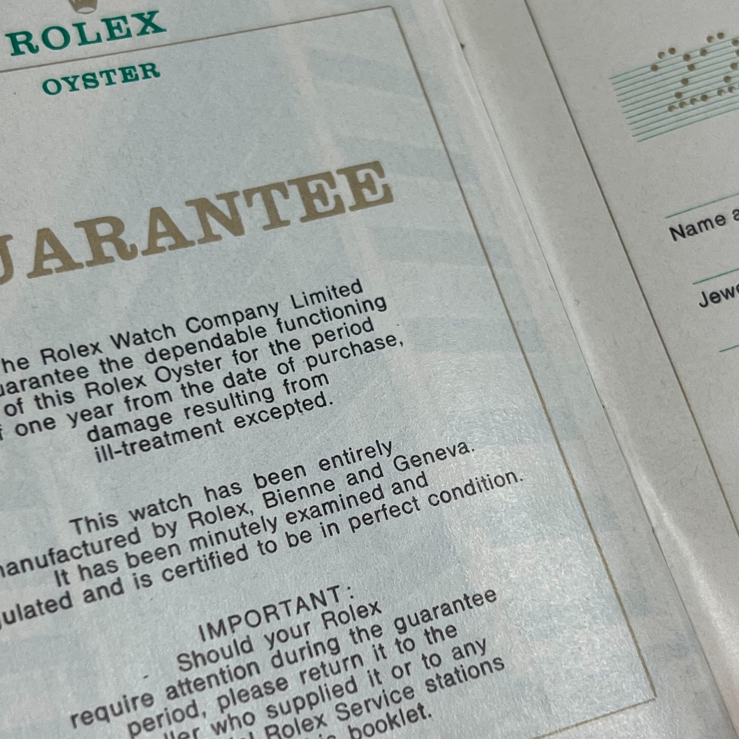 ロレックス  Ref.1016