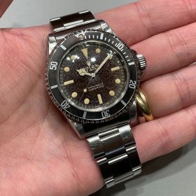 ロレックス サブマリーナー 5513 ブラックダイヤル ミラートロピカル
MK2ベゼル