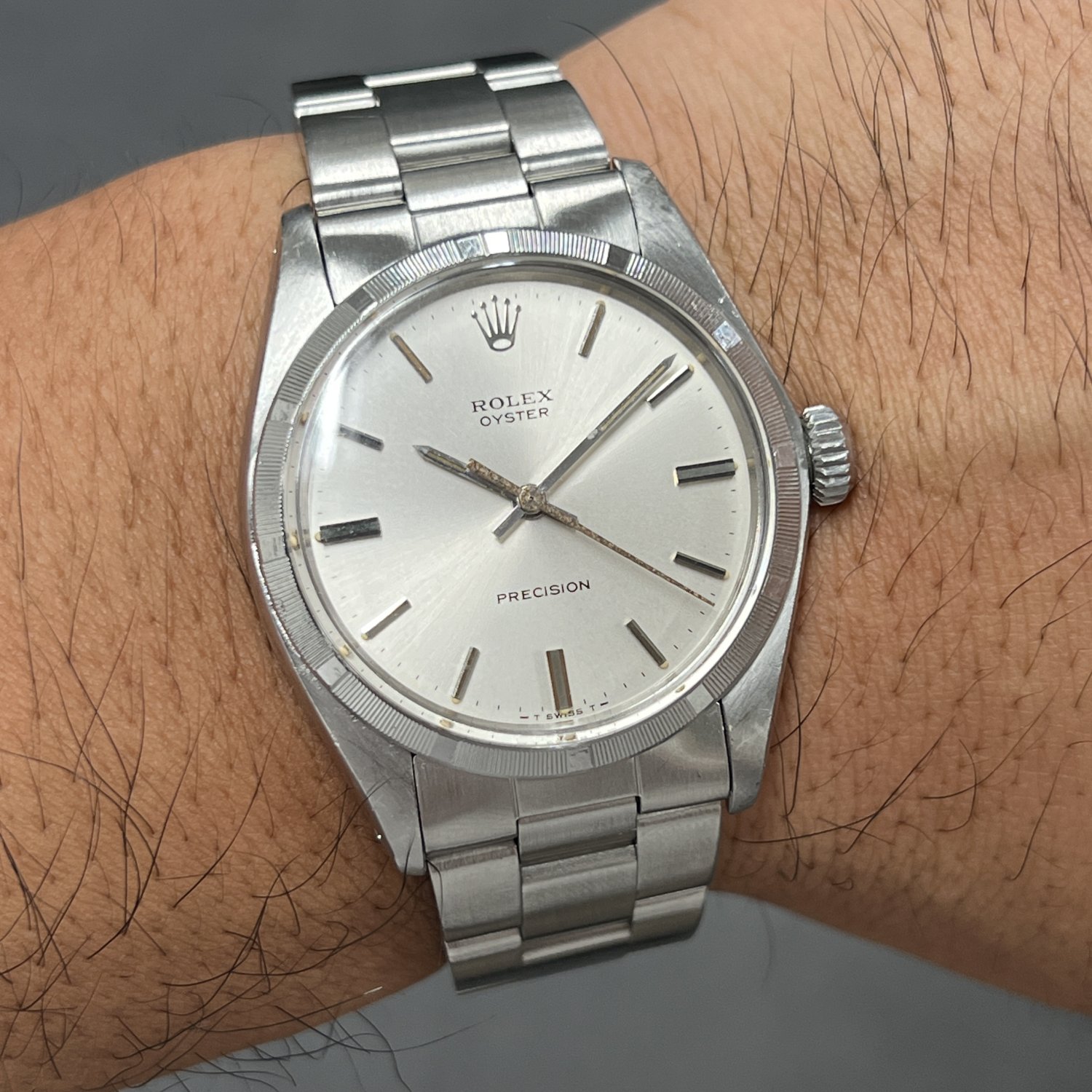 ロレックス オイスター Ref.6427 シルバーダイヤル ヴィンテージ