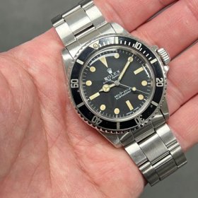 ロレックス サブマリーナー 5513 ブラックダイヤル MK1シンガー MK3ベゼル