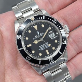 ロレックス サブマリーナー 16800 ブラックダイヤル フチありダイヤル