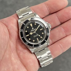 ロレックス サブマリーナー 5512 ブラックダイヤル サークルミラー6ドット MK2ベゼル 