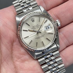 ロレックス デイトジャスト 16014 シルバーダイヤル