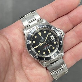 ロレックス サブマリーナー 1680 ブラックダイヤル 赤MK4ダイヤル MK3ベゼル