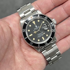 ロレックス サブマリーナー 16800 ブラックダイヤル フチなしダイヤル