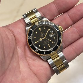 ロレックス サブマリーナー 16803 ブラックダイヤル