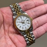 ロレックス デイトジャスト Ref.68273 ホワイトプリント小ローマ photo 3