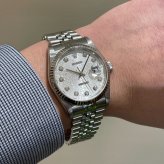 ロレックス デイトジャスト Ref.16234G シルバーコンピューター10Pダイヤ photo 3