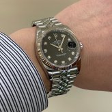 ロレックス デイトジャスト Ref.116234G ブラック10Pダイヤ photo 3