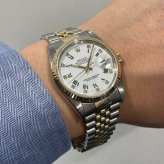 ロレックス デイトジャスト Ref.16233G ホワイトプリント小ローマ10P photo 3