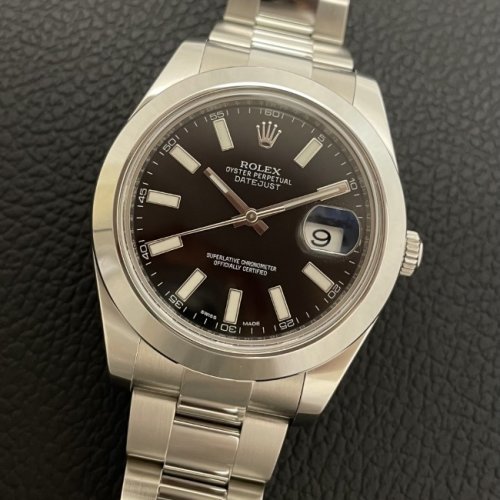 ロレックス デイトジャストII Ref.116300 ブラック