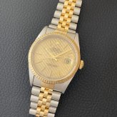 ロレックス デイトジャスト Ref.16233 シャンパンタペストリー
（チャプターリング） photo 1