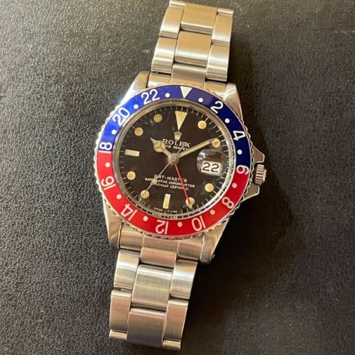 ロレックス GMTマスターI Ref.1675 アンティーク
ミラーダイヤル
MK6