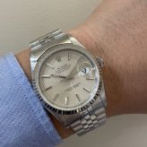 ロレックス デイトジャスト Ref.16234 シルバータペストリー photo 3