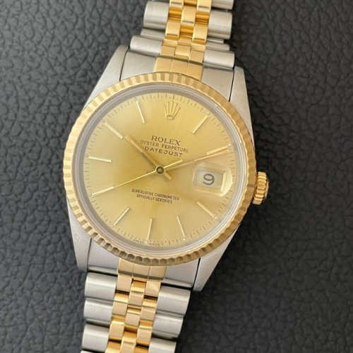 ロレックス デイトジャスト Ref.16233 シャンパン