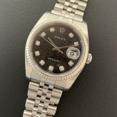 ロレックス デイトジャスト Ref.116234G ブラックコンピューター10Pダイヤ photo 1