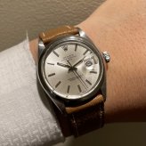 ロレックス オイスター・パーペチュアル・デイト Ref.1500 アンティーク
シルバー
交換ダイヤル（ルミノバ） photo 3