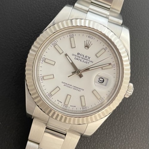 ロレックス デイトジャストII Ref.116334 ホワイト