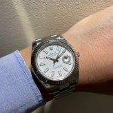 ロレックス デイトジャストII Ref.116334 ホワイト photo 3