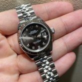 ロレックス デイトジャスト28 Ref.279174G ダークグレー10Pダイヤ photo 3