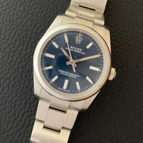 ロレックス オイスター・パーペチュアル34 Ref.124200 ブライトブルー