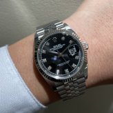 ロレックス デイトジャスト36 Ref.126234G ブライトブラック10Pダイヤ photo 3