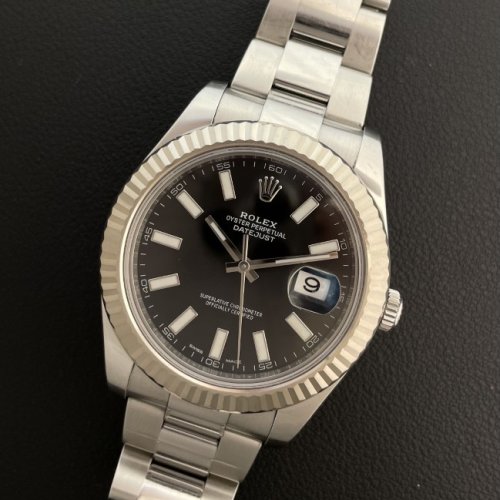 ロレックス デイトジャストII Ref.116334 ブラック