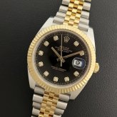 ロレックス デイトジャスト41 Ref.126333G ブライトブラック10Pダイヤ photo 1