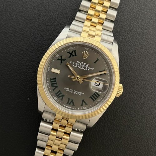ロレックス デイトジャスト36 Ref.126233 スレートローマ